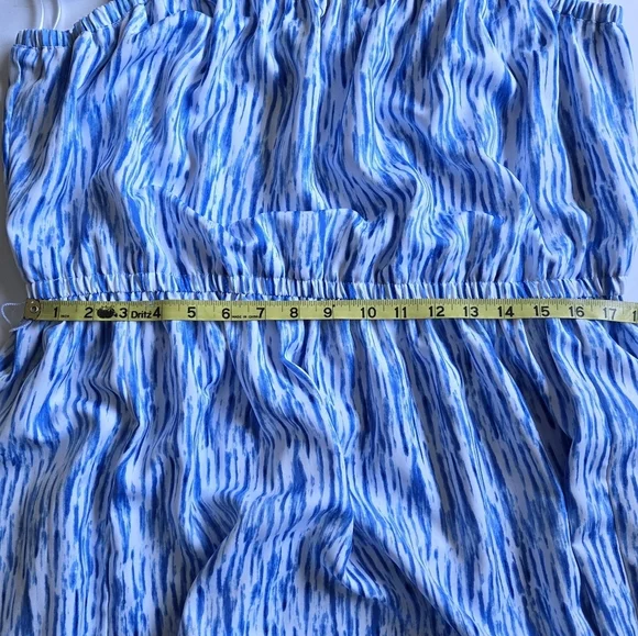 INC Printed Tiered Tie-Waist Maxi Dres - Picture 7 of 9